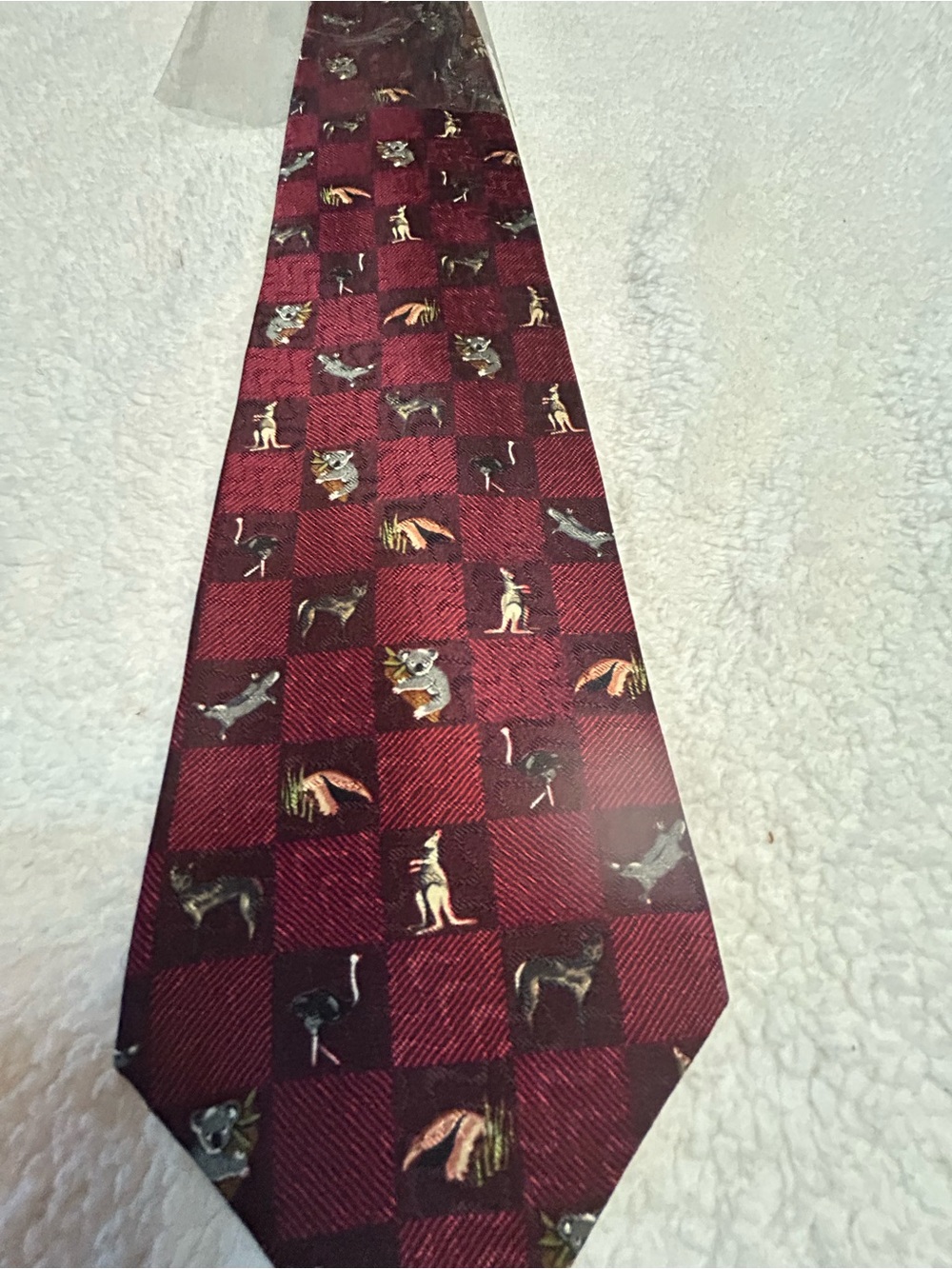 🎁3 for $30 - National Geographic Animal Motif Silk Tie